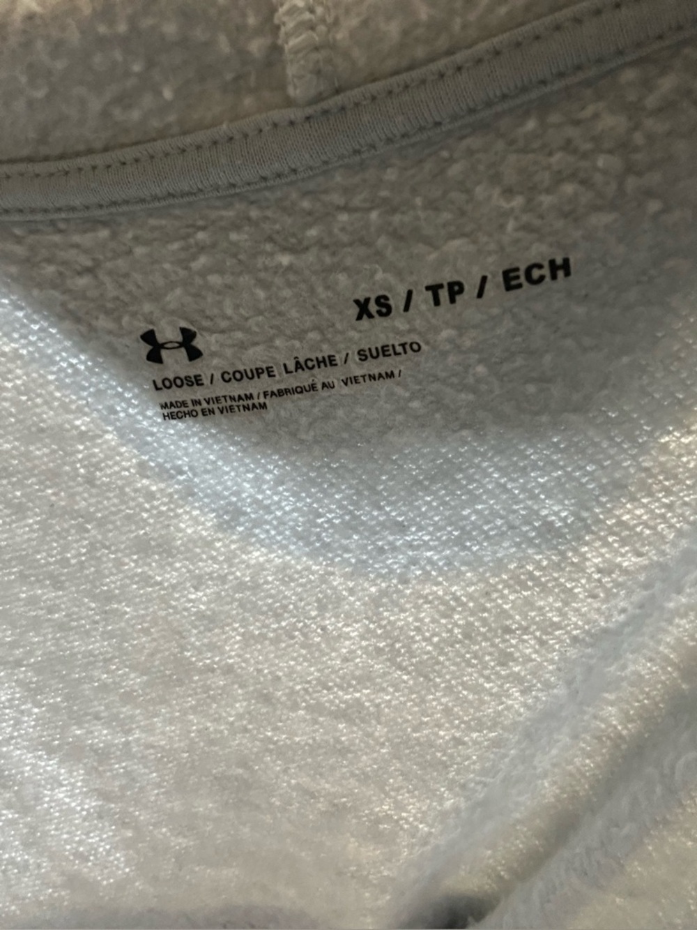 Under Armour Light Blue Cozy Fleece Pullover - Picture 3 of 4